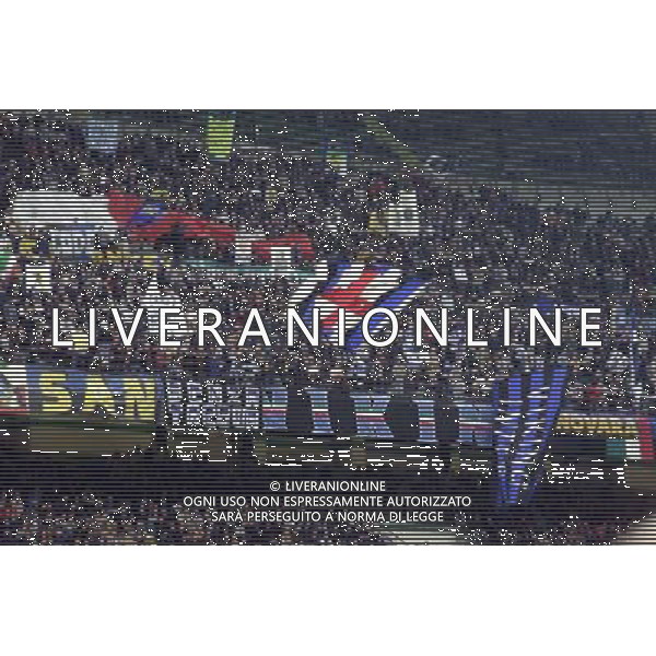 MILANO, 04-04-02 DFP/ MARCO LUSSOSO INTER-FEYENOORD (COPPA UEFA) NELLA FOTO: TIFOSI AG ALDO LIVERANI S A S