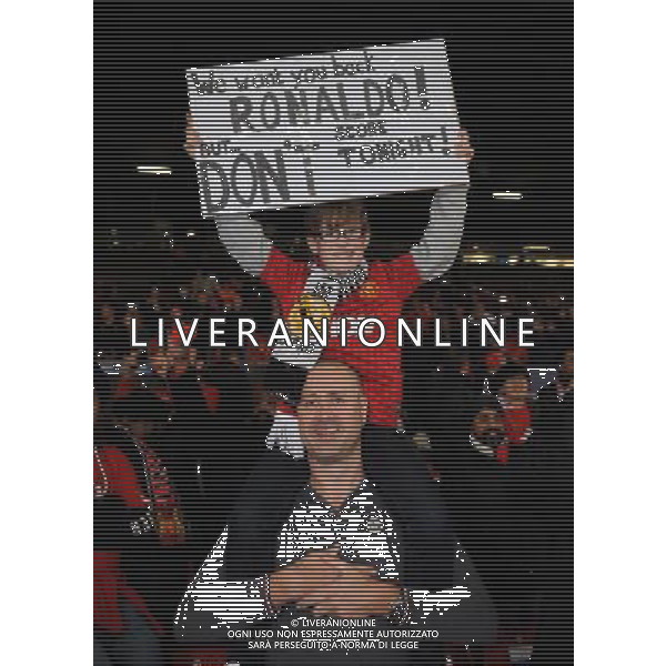 A Young Manchester United Fan 2012/13 Manchester United V Real Madrid (1-2) 05/03/13 UEFA Champions League Round of 16-Second Leg Photo: Robin Parker Fotosports International AG ALDO LIVERANI S A S ONLY ITALY