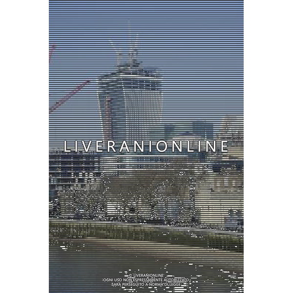 General view of 20 Fenchurch Street, colloquially known as the Walkie Talkie ©photoshot/AGENZIA ALDO LIVERANI SAS - ITALY ONLY - Veduta generale del 20 Fenchurch Street a Londra, nota come il Walkie Talkie