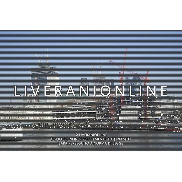 General view of 20 Fenchurch Street, colloquially known as the Walkie Talkie ©photoshot/AGENZIA ALDO LIVERANI SAS - ITALY ONLY - Veduta generale del 20 Fenchurch Street a Londra, nota come il Walkie Talkie