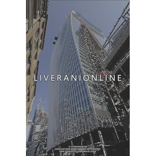 General view of 20 Fenchurch Street, colloquially known as the Walkie Talkie ©photoshot/AGENZIA ALDO LIVERANI SAS - ITALY ONLY - Veduta generale del 20 Fenchurch Street a Londra, nota come il Walkie Talkie