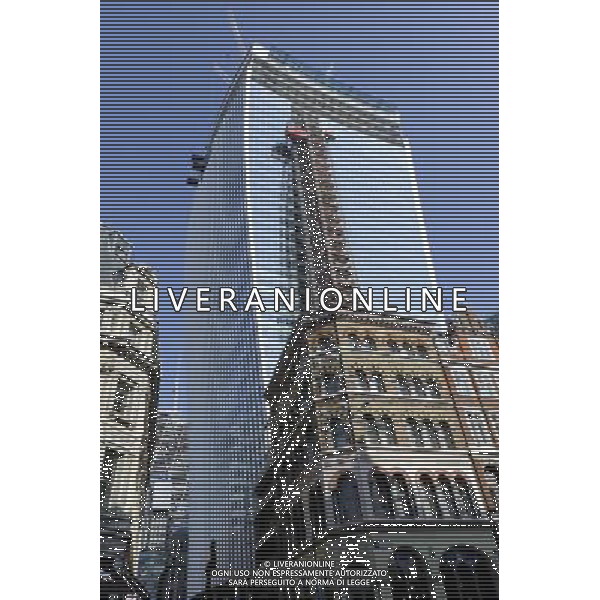 General view of 20 Fenchurch Street, colloquially known as the Walkie Talkie ©photoshot/AGENZIA ALDO LIVERANI SAS - ITALY ONLY - Veduta generale del 20 Fenchurch Street a Londra, nota come il Walkie Talkie