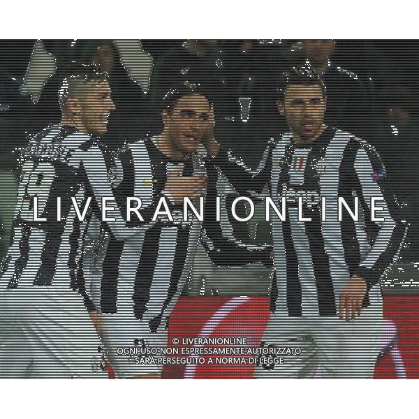 UEFA Champions League 2012/2013 Ottavi di Finale Ritorno Torino - 06.03.2013 Juventus-Celtic Nella Foto:matri esulta /Ph.Vitez-Ag. Aldo Liverani