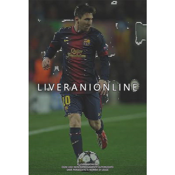 UEFA Champions League 2012/2013 Ottavi di Finale Ritorno Barcellona - 12.03.2013 Barcellona-Milan Nella Foto:messi /Ph.Vitez-Ag. Aldo Liverani