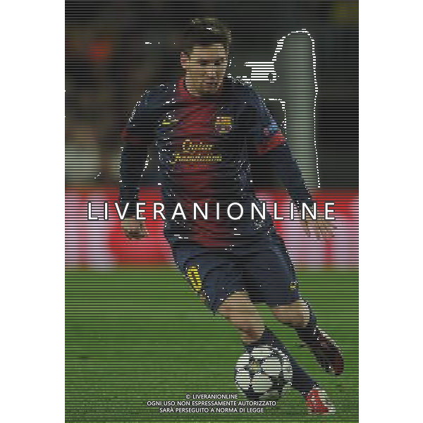 UEFA Champions League 2012/2013 Ottavi di Finale Ritorno Barcellona - 12.03.2013 Barcellona-Milan Nella Foto:messi /Ph.Vitez-Ag. Aldo Liverani