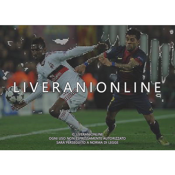 UEFA Champions League 2012/2013 Ottavi di Finale Ritorno Barcellona - 12.03.2013 Barcellona-Milan Nella Foto:constant dani alves /Ph.Vitez-Ag. Aldo Liverani