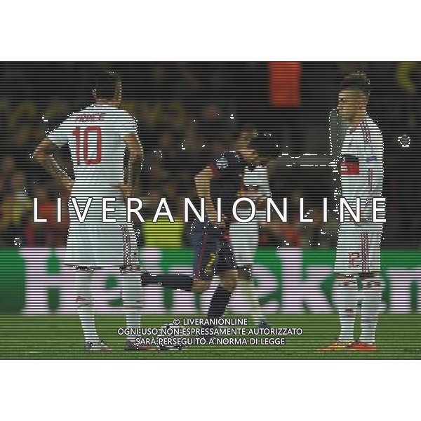 UEFA Champions League 2012/2013 Ottavi di Finale Ritorno Barcellona - 12.03.2013 Barcellona-Milan Nella Foto:delusione milan /Ph.Vitez-Ag. Aldo Liverani