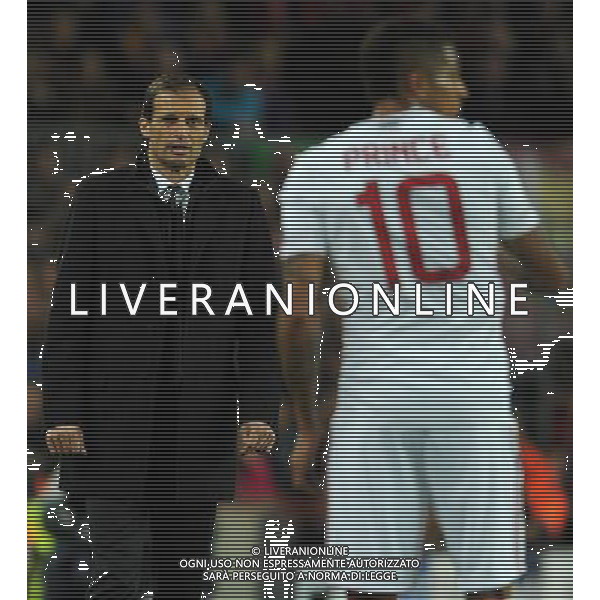 UEFA Champions League 2012/2013 Ottavi di Finale Ritorno Barcellona - 12.03.2013 Barcellona-Milan Nella Foto:Allegri Massimiliano-Boateng Kevin Prince /Ph.Vitez-Ag. Aldo Liverani