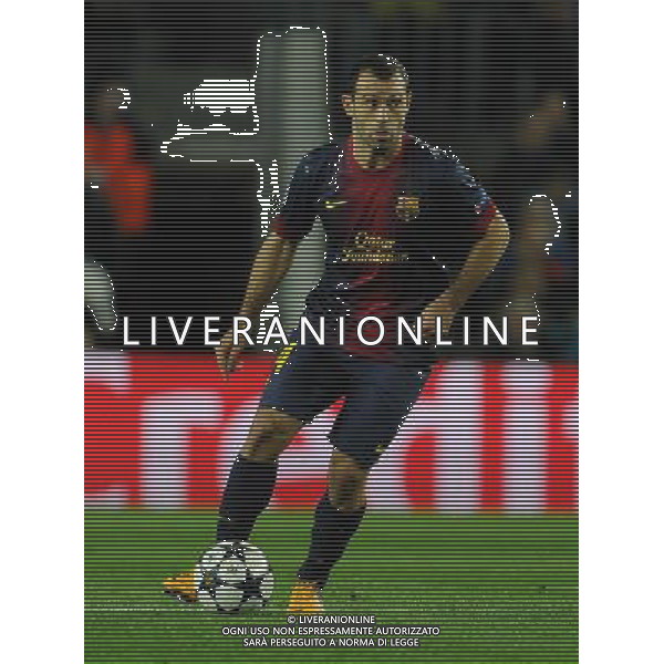 UEFA Champions League 2012/2013 Ottavi di Finale Ritorno Barcellona - 12.03.2013 Barcellona-Milan Nella Foto:Mascherano Javier /Ph.Vitez-Ag. Aldo Liverani