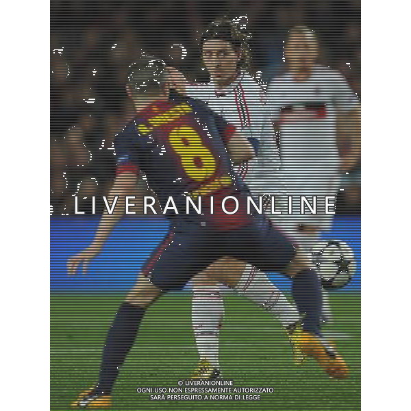 UEFA Champions League 2012/2013 Ottavi di Finale Ritorno Barcellona - 12.03.2013 Barcellona-Milan Nella Foto:Montolivo Riccardo /Ph.Vitez-Ag. Aldo Liverani