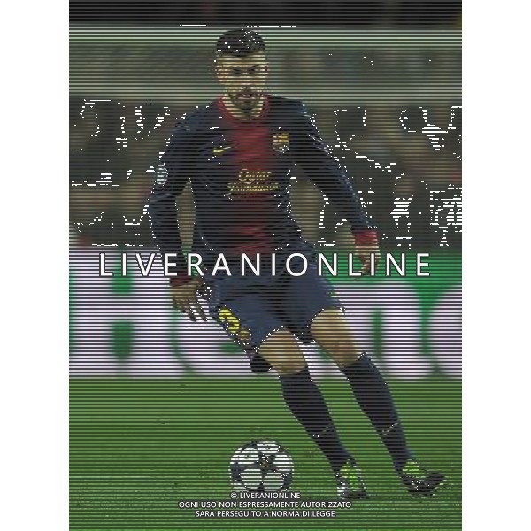 UEFA Champions League 2012/2013 Ottavi di Finale Ritorno Barcellona - 12.03.2013 Barcellona-Milan Nella Foto:Pique\' Gerard /Ph.Vitez-Ag. Aldo Liverani