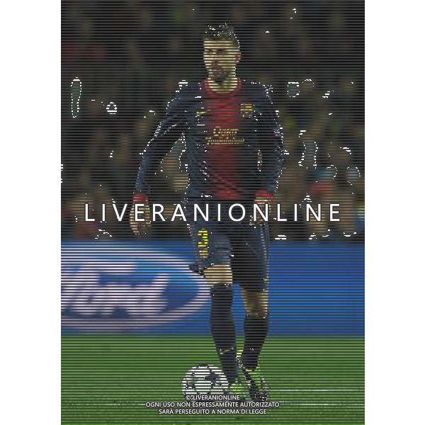 UEFA Champions League 2012/2013 Ottavi di Finale Ritorno Barcellona - 12.03.2013 Barcellona-Milan Nella Foto:Pique\' Gerard /Ph.Vitez-Ag. Aldo Liverani