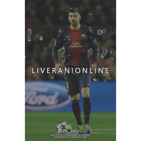 UEFA Champions League 2012/2013 Ottavi di Finale Ritorno Barcellona - 12.03.2013 Barcellona-Milan Nella Foto:Pique\' Gerard /Ph.Vitez-Ag. Aldo Liverani
