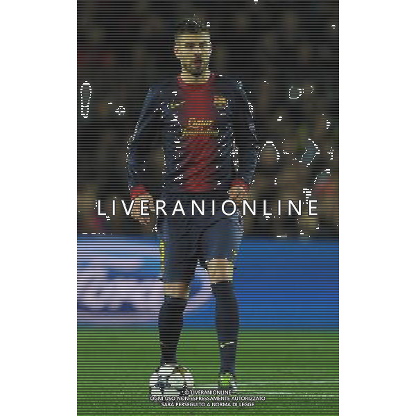 UEFA Champions League 2012/2013 Ottavi di Finale Ritorno Barcellona - 12.03.2013 Barcellona-Milan Nella Foto:Pique\' Gerard /Ph.Vitez-Ag. Aldo Liverani