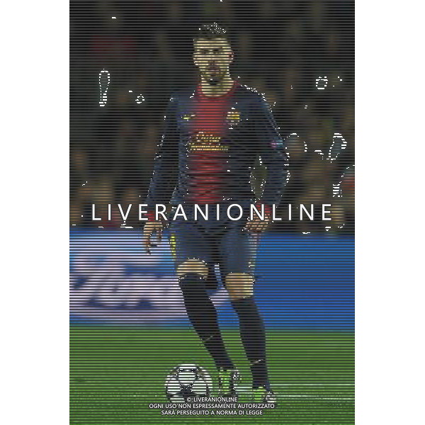UEFA Champions League 2012/2013 Ottavi di Finale Ritorno Barcellona - 12.03.2013 Barcellona-Milan Nella Foto:Pique\' Gerard /Ph.Vitez-Ag. Aldo Liverani