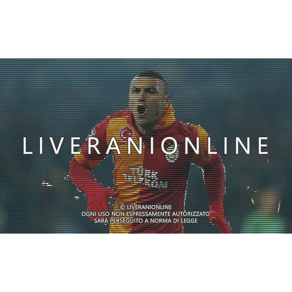 UEFA Champions League second match between Schalke 04 and Galatasaray at Veltins arena in Gelsenkirchen, Germany 12.03.2013 Pictured: Burak Yilmaz of Galatasaray. ©PHOTOSHOT/AGENZIA ALDO LIVERANI SAS - ITALY ONLY - EDITORIAL USE ONLY