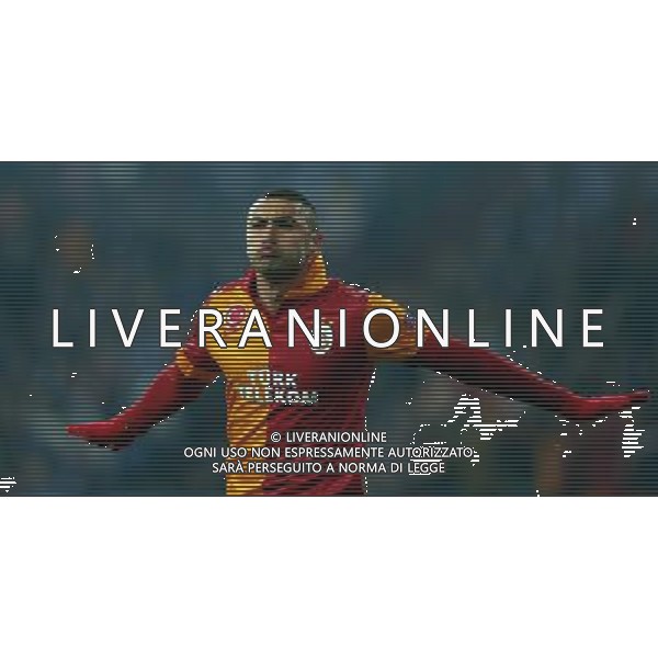 UEFA Champions League second match between Schalke 04 and Galatasaray at Veltins arena in Gelsenkirchen, Germany 12.03.2013 Pictured: Burak Yilmaz of Galatasaray. ©PHOTOSHOT/AGENZIA ALDO LIVERANI SAS - ITALY ONLY - EDITORIAL USE ONLY