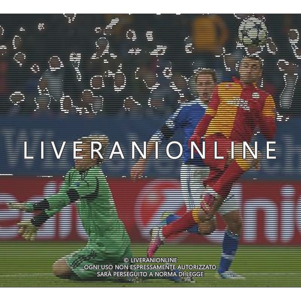 UEFA Champions League second match between Schalke 04 and Galatasaray at Veltins arena in Gelsenkirchen, Germany 12.03.2013 Pictured: Burak Yilmaz of Galatasaray. ©PHOTOSHOT/AGENZIA ALDO LIVERANI SAS - ITALY ONLY - EDITORIAL USE ONLY