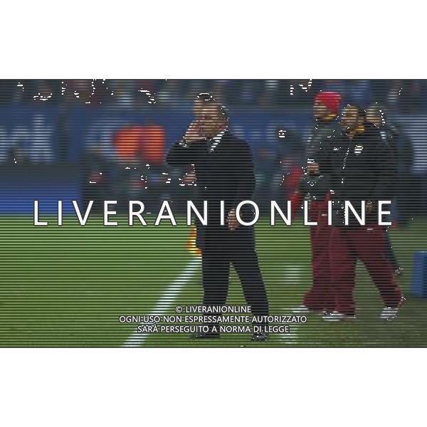 UEFA Champions League second match between Schalke 04 and Galatasaray at Veltins arena in Gelsenkirchen, Germany 12.03.2013 Match Scored: Schalke 04 (2) - Galatasaray (3) Pictured: Coach Fatih Terim of Galatasaray. ©PHOTOSHOT/AGENZIA ALDO LIVERANI SAS - ITALY ONLY - EDITORIAL USE ONLY