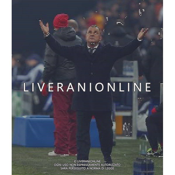 UEFA Champions League second match between Schalke 04 and Galatasaray at Veltins arena in Gelsenkirchen, Germany 12.03.2013 Match Scored: Schalke 04 (2) - Galatasaray (3) Pictured: Coach Fatih Terim of Galatasaray. ©PHOTOSHOT/AGENZIA ALDO LIVERANI SAS - ITALY ONLY - EDITORIAL USE ONLY