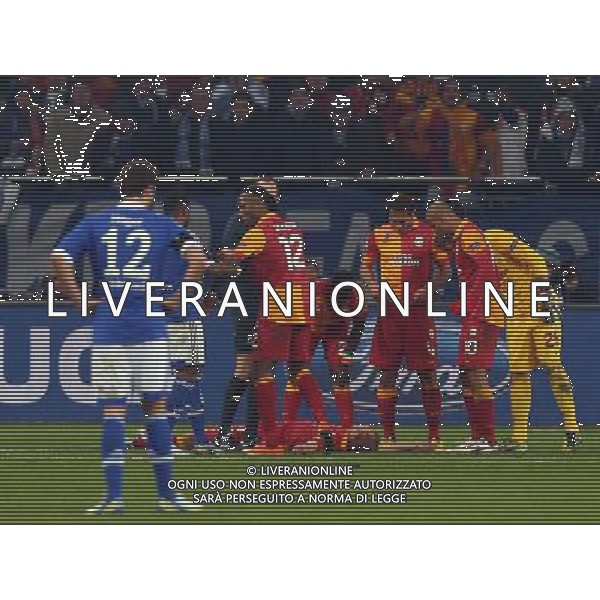 UEFA Champions League second match between Schalke 04 and Galatasaray at Veltins arena in Gelsenkirchen, Germany 12.03.2013 Match Scored: Schalke 04 (2) - Galatasaray (3) Pictured: Semih Kaya of Galatasaray. ©PHOTOSHOT/AGENZIA ALDO LIVERANI SAS - ITALY ONLY - EDITORIAL USE ONLY
