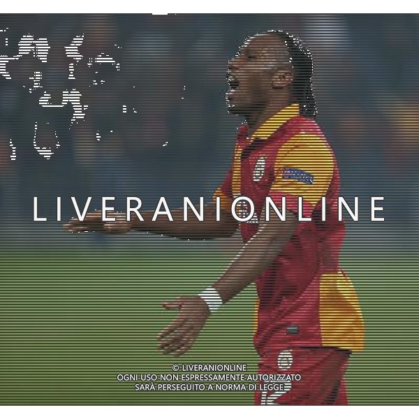 UEFA Champions League second match between Schalke 04 and Galatasaray at Veltins arena in Gelsenkirchen, Germany 12.03.2013 Match Scored: Schalke 04 (2) - Galatasaray (3) Pictured: Didier Drogba of Galatasaray. ©PHOTOSHOT/AGENZIA ALDO LIVERANI SAS - ITALY ONLY - EDITORIAL USE ONLY