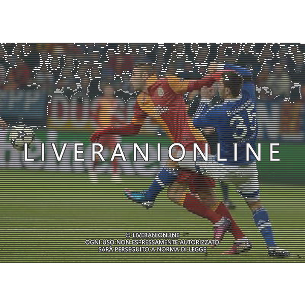 (130313) -- GELSENKIRCHEN, March 13, 2013 () -- Sead Kolasinac (R) of FC Schalke 04 vies with Burak Yilmaz of Galatasaray during the UEFA Champions League eighth-final match at Veltins Arena in Gelsenkirchen, west Germany, March 12, 2013. Galatasaray won 3-2 and entered the quarterfinal. (/Ma Ning) (ql) cphotoshot/AGENZIA ALDO LIVERANI SAS - ITALY ONLY - EDITORIAL USE ONLY