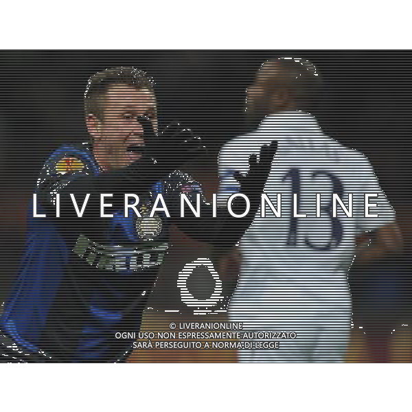 UEFA Europa League 2012/2013 Ottavi di Finale Ritorno Milano - 14.03.2013 Inter-Tottenham Nella Foto:proteste cassano /Ph.Vitez-Ag. Aldo Liverani