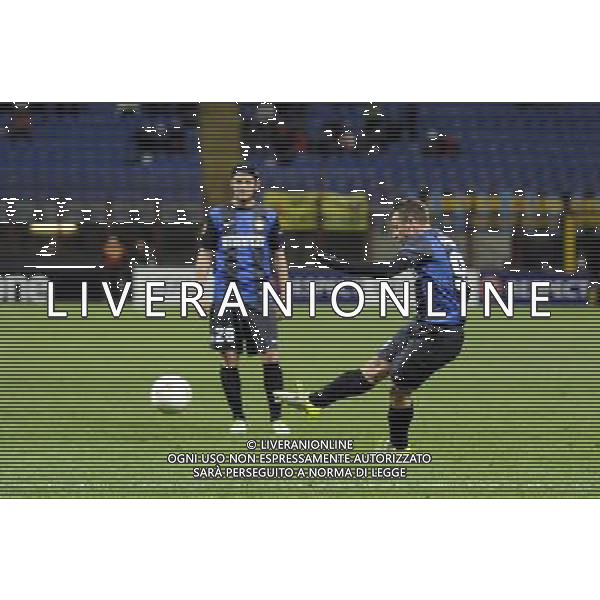 MILANO, 14-03-2013 / Â©FOTO GIORGIO RAVEZZANI EUROPA LEAGUE INTER-TOTTENHAM NELLA FOTO : PUNIZIONE GOAL CASSANO