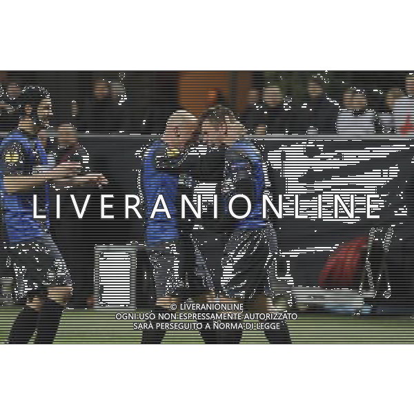 MILANO, 14-03-2013 / Â©FOTO GIORGIO RAVEZZANI EUROPA LEAGUE INTER-TOTTENHAM NELLA FOTO : ESULTANZA CASSANO