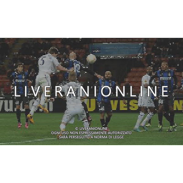 UEFA Europa League 2012/2013 Ottavi di Finale Ritorno Milano - 14.03.2013 Inter-Tottenham Nella Foto:occasione vertonghen /Ph.Vitez-Ag. Aldo Liverani
