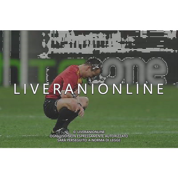 MILANO, 14-03-2013 / Â©FOTO GIORGIO RAVEZZANI EUROPA LEAGUE INTER-TOTTENHAM NELLA FOTO : INFORTUNIO ARBITRO BEBEK