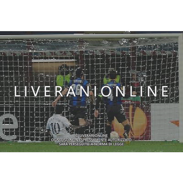 MILANO, 14-03-2013 / Â©FOTO GIORGIO RAVEZZANI EUROPA LEAGUE INTER-TOTTENHAM NELLA FOTO : GOAL ADEBAYOR