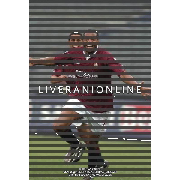 TORINO-CHIEVO COPPA ITALIA TIM 14/09/2004 NELLA FOTO ESULTANZA DOPO IL GOL DI FRANCO PH GIGI ARCAINI/AG.ALDO LIVERANI