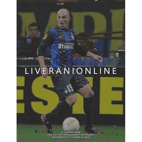 UEFA Europa League 2012/2013 Ottavi di Finale Ritorno Milano - 14.03.2013 Inter-Tottenham Nella Foto:Cambiasso Esteban /Ph.Vitez-Ag. Aldo Liverani