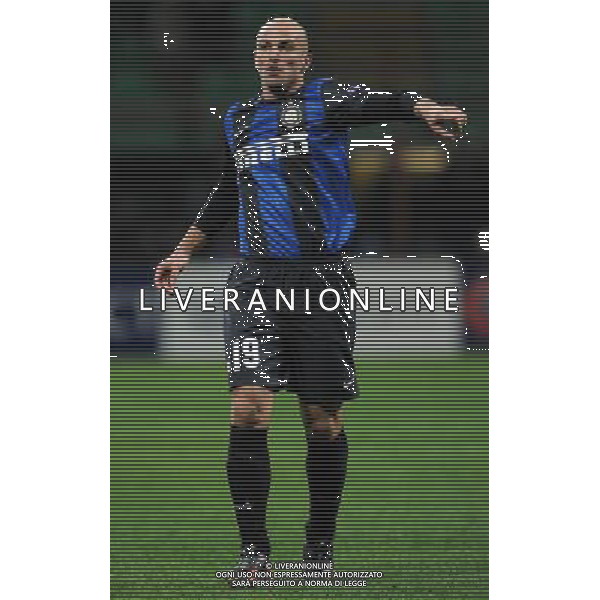UEFA Europa League 2012/2013 Ottavi di Finale Ritorno Milano - 14.03.2013 Inter-Tottenham Nella Foto:Cambiasso Esteban /Ph.Vitez-Ag. Aldo Liverani