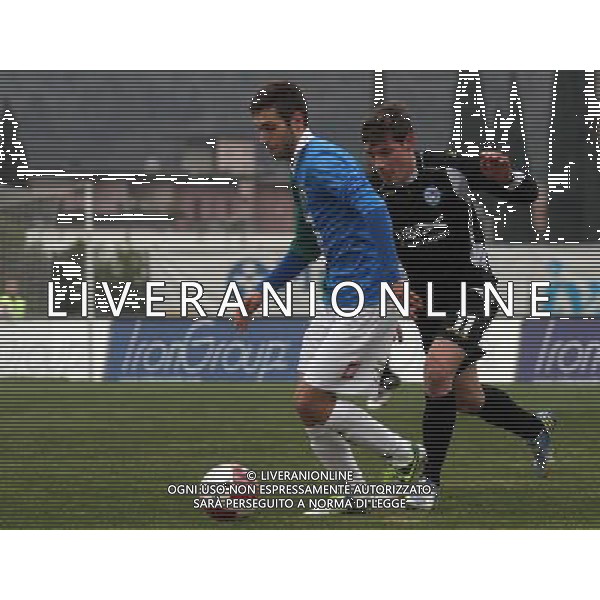 Sport Calcio Salo\' Lega Pro 1^ Feralpi Salo\'-Albinoleffe Tantardini e Belotti, oggi 17 Marzo 2013. Fotolive/Felice Calabro\'