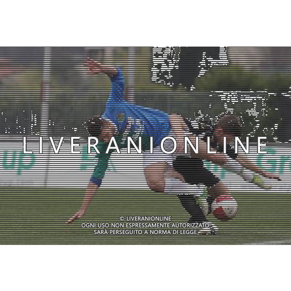 Sport Calcio Salo\' Lega Pro 1^ Feralpi Salo\'-Albinoleffe Montella, oggi 17 Marzo 2013. Fotolive/Felice Calabro\'