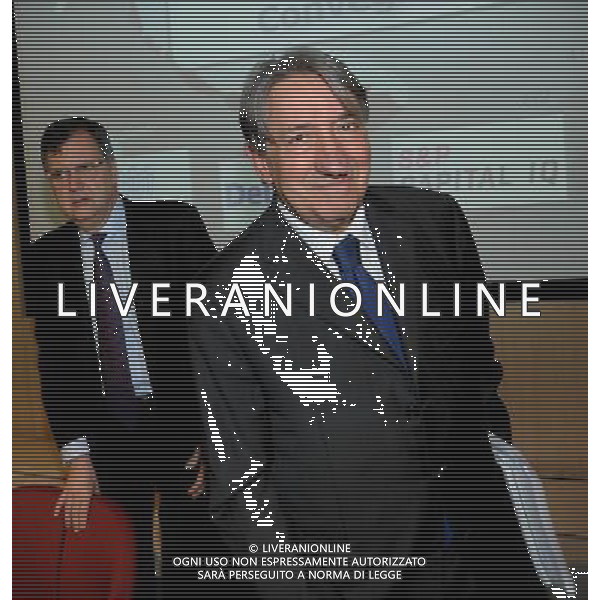 MILANO 18/3/2013 AUDITORIUM ASSOLOMBARDA. VIA PANTANO, 9 AIFI. CONVEGNO ANNUALE 2013 NELLA FOTO INNOCENZO CIPOLLETTA E GIUSEPPE VEGAS FOTO ROMANO/AG ALDO LIVERANI S.A.S.
