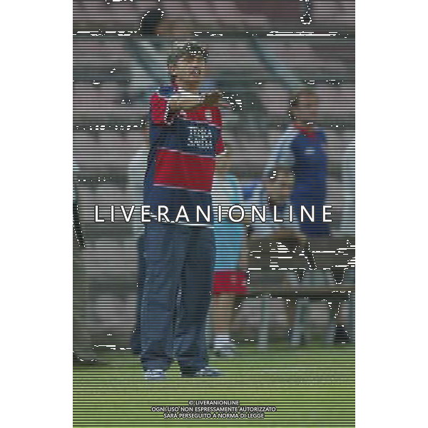 TRIESTE,15 SETEMBRE 2004 CALCIO, COPPA ITALIA TIM CUP TRIESTINA-CAGLIARI NELLA FOTO: ARRIGONI FOTO PAOLA GARBUIO/Agenzia Aldo LIVERANI