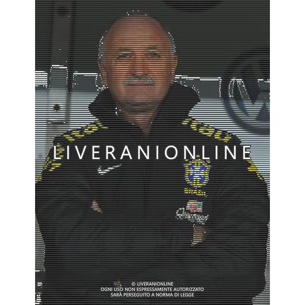 Gara Amichevole Ginevra (Svizzera) - 21.03.2013 Italia-Brasile Nella Foto:scolari /Ph.Vitez-Ag. Aldo Liverani