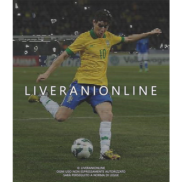 Gara Amichevole Ginevra (Svizzera) - 21.03.2013 Italia-Brasile Nella Foto:oscar /Ph.Vitez-Ag. Aldo Liverani