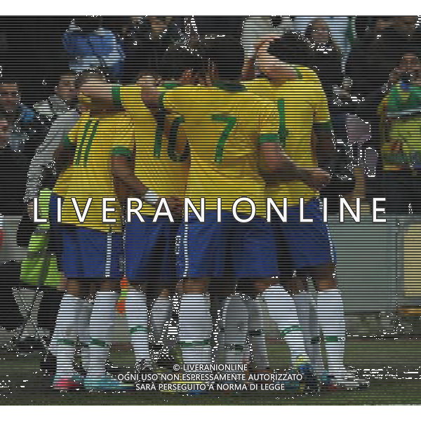 Gara Amichevole Ginevra (Svizzera) - 21.03.2013 Italia-Brasile Nella Foto:fred esulta /Ph.Vitez-Ag. Aldo Liverani