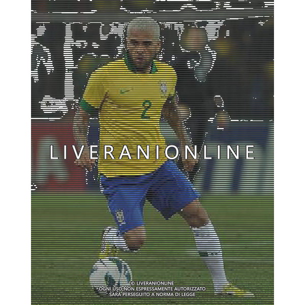 Gara Amichevole Ginevra (Svizzera) - 21.03.2013 Italia-Brasile Nella Foto:daniel alves /Ph.Vitez-Ag. Aldo Liverani