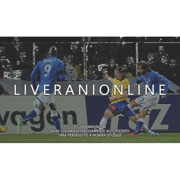 Gara Amichevole Ginevra (Svizzera) - 21.03.2013 Italia-Brasile Nella Foto:occasione pirlo fuori di poco /Ph.Vitez-Ag. Aldo Liverani