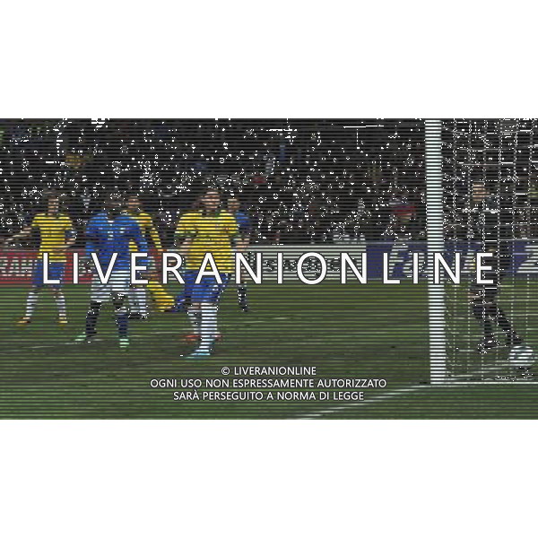 Gara Amichevole Ginevra (Svizzera) - 21.03.2013 Italia-Brasile Nella Foto:de rossi gol /Ph.Vitez-Ag. Aldo Liverani