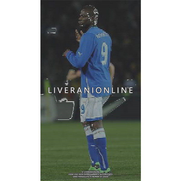 Gara Amichevole Ginevra (Svizzera) - 21.03.2013 Italia-Brasile Nella Foto:balotelli esulta /Ph.Vitez-Ag. Aldo Liverani