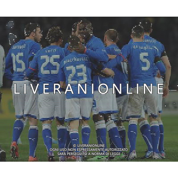 Gara Amichevole Ginevra (Svizzera) - 21.03.2013 Italia-Brasile Nella Foto:balotelli esulta /Ph.Vitez-Ag. Aldo Liverani