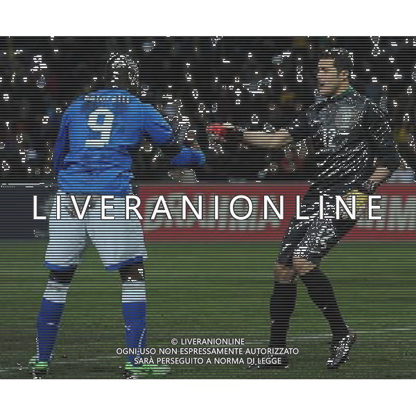 Gara Amichevole Ginevra (Svizzera) - 21.03.2013 Italia-Brasile Nella Foto:julio cesar balotelli /Ph.Vitez-Ag. Aldo Liverani