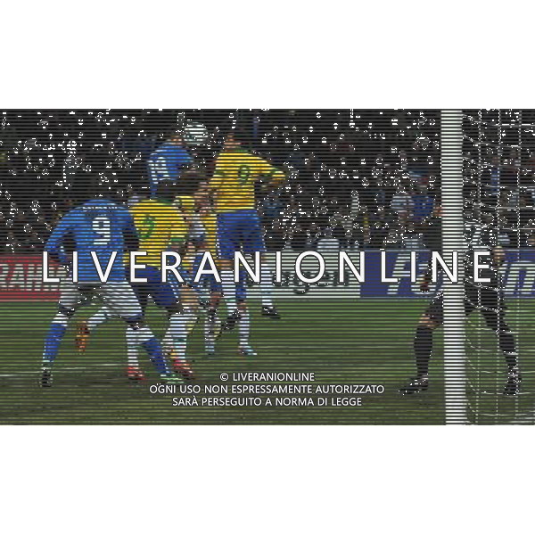 Gara Amichevole Ginevra (Svizzera) - 21.03.2013 Italia-Brasile Nella Foto:occasione bonucci /Ph.Vitez-Ag. Aldo Liverani